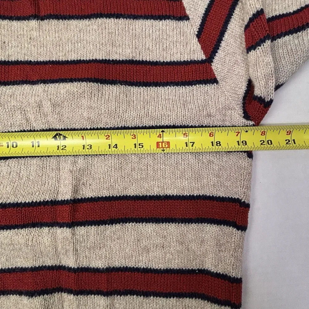VTG 60s Lord‎ Clayton Sweater Mens Small Wool Blend Striped GUC